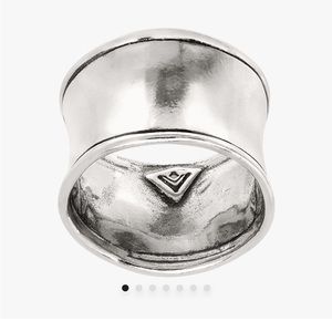 SILPADA Hammered Cuff ring